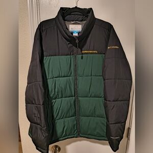 Columbia Oregon Ducks OmniHeat Quilted Puffer Jacket 1X
